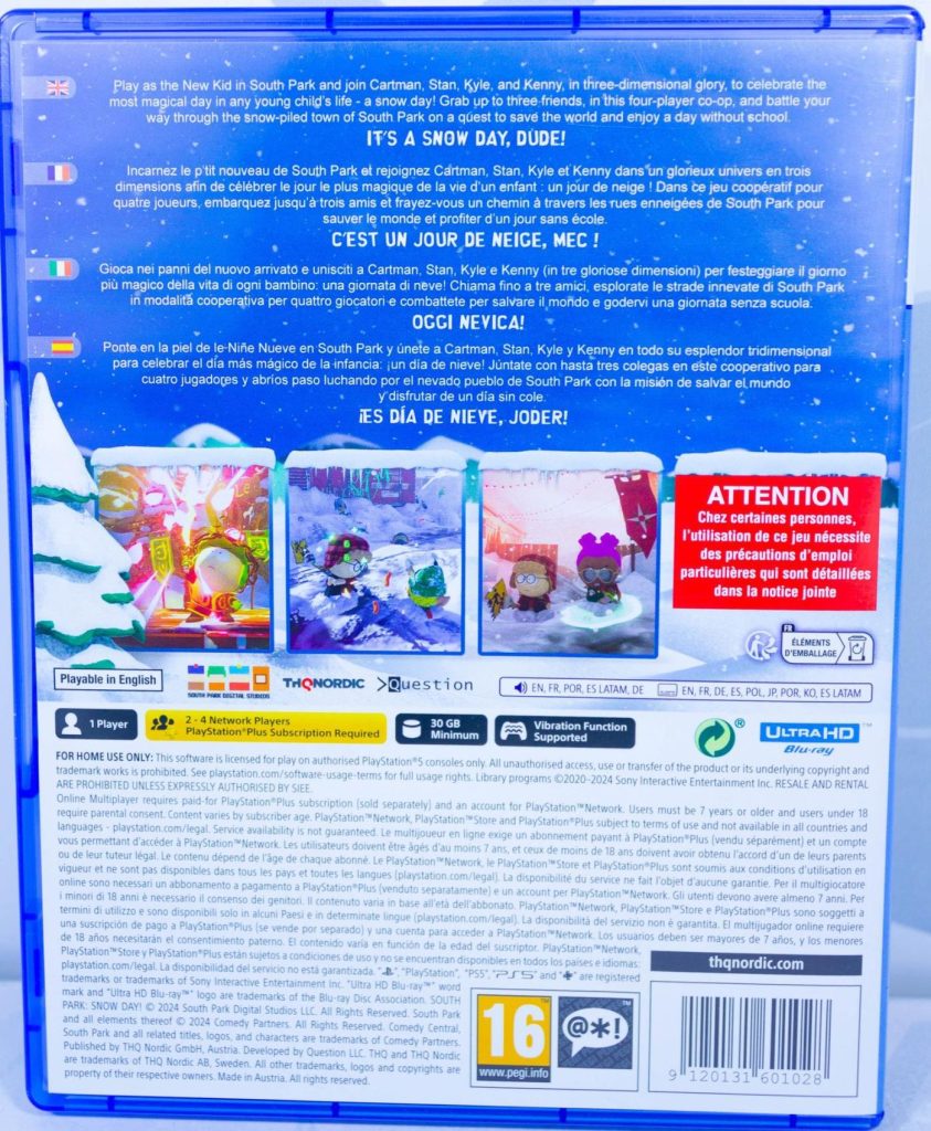 South Park: Snow Day! (PS5) б/у