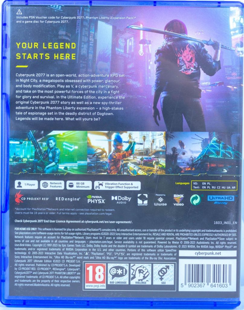 Cyberpunk 2077 (PS5) б/у