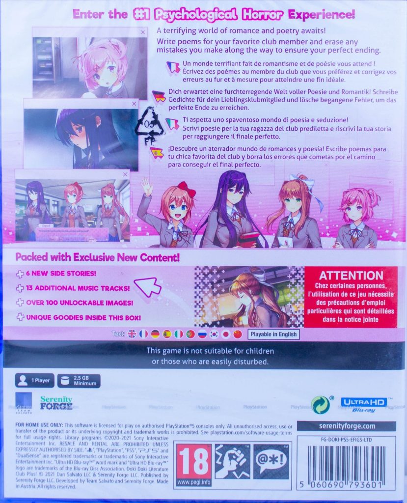Doki Doki Literature Club Plus! (PS5)
