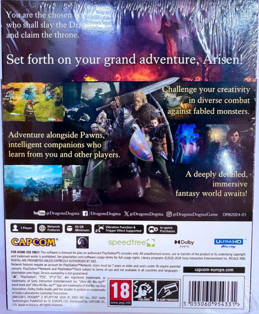 Dragon's Dogma II Steelbook (PS5)