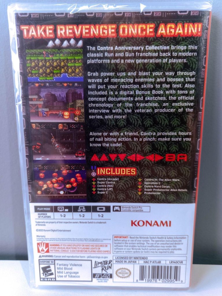 Contra Anniversary Collection (Switch)