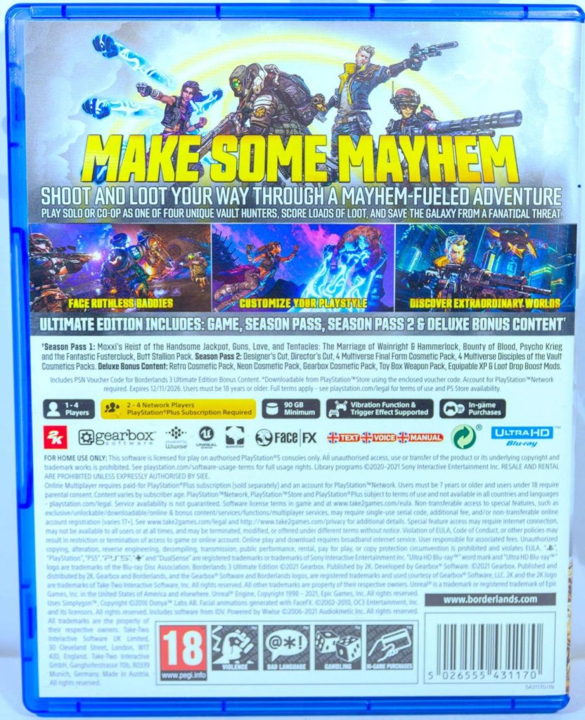 Borderlands 3 Ultimate Edition (PS5) б/у