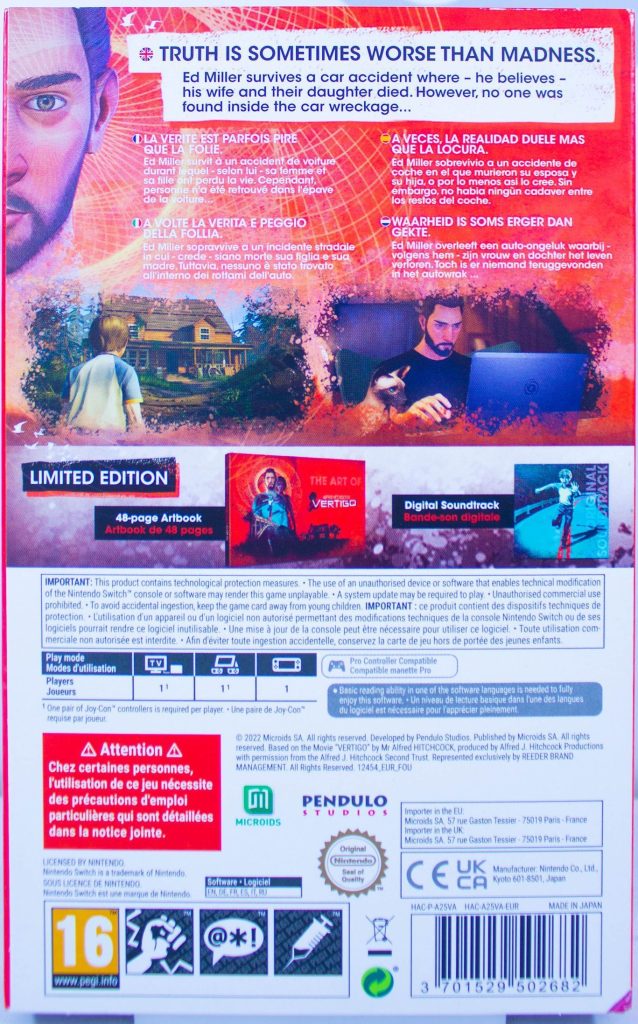 Alfred Hitchcock Vertigo (Switch)