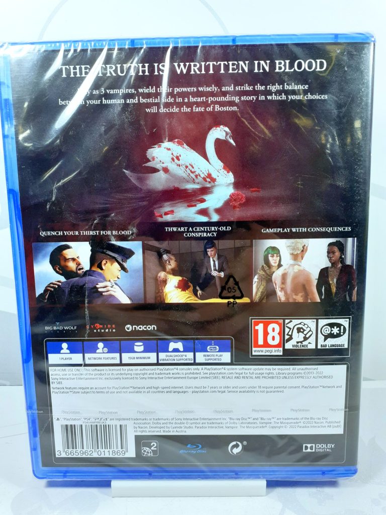 Vampire: The Masquerade Swansong [рус.субтитры] (PS4)