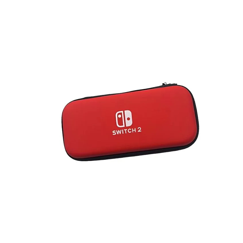 Сумка Nintendo Switch 2 Red (жесткая сумка/crystal case/силиконовые чехлы/защитное стекло/4 gribs)