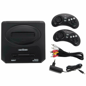 Игровая приставка Retro Genesis Remix Wireless (600игр 8+16bit)+2 беспр. геймпада