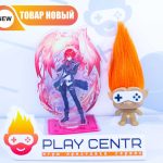 Фигурка: Акрил Genshin Impact Diluc (Дилюк) + Двойной Фон 15-18 см