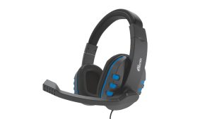 Гарнитура RITMIX RH-555M Gaming, 2x3,5 jack, черный/синий