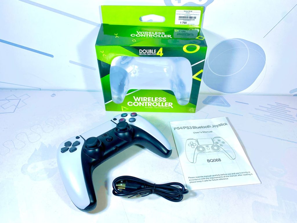 Геймпад Playstation 4 Реплика (В корпусе Dualsense белый)