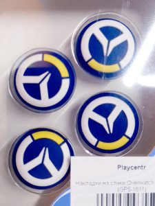 Накладки на стики Overwatch белый 4шт. (GP5-1611) (Резиновые)