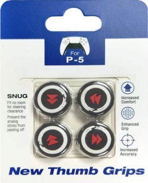 Накладки на стики Ghost of Tsushima (блистер, 4шт) (Резиновые)