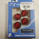 Резинка Grips на джойстик PS-5/PS-4/XBox (GP5-1611) (Красный Череп) (4 штуки)