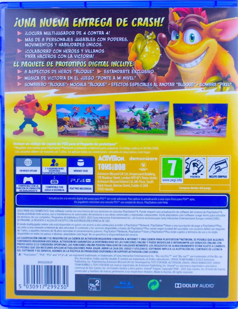 Crash Team Rumble (PS4) б/у