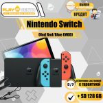 Nintendo Switch Oled (MOD) +128gb Red/Blue б/у