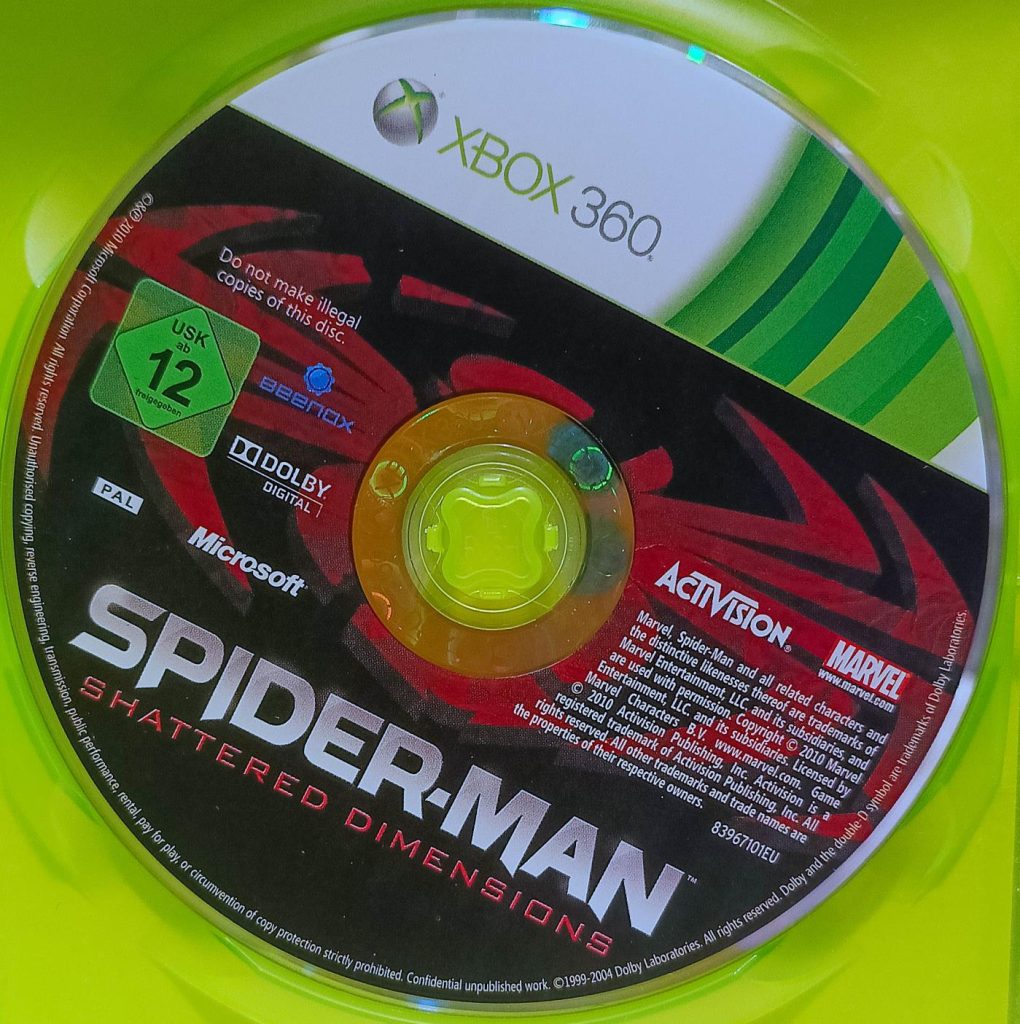 Человек Паук (Spider Man) Shattered Dimension (Xbox 360) б/у