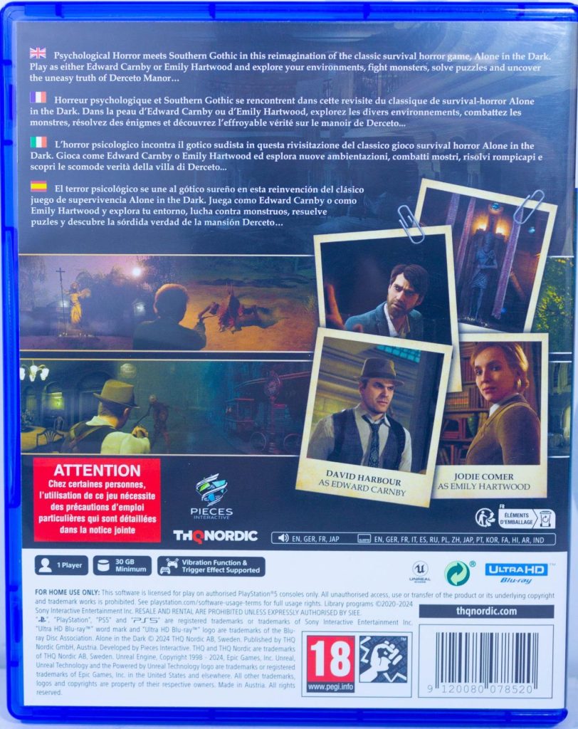 Alone In The Dark (PS5) б/у