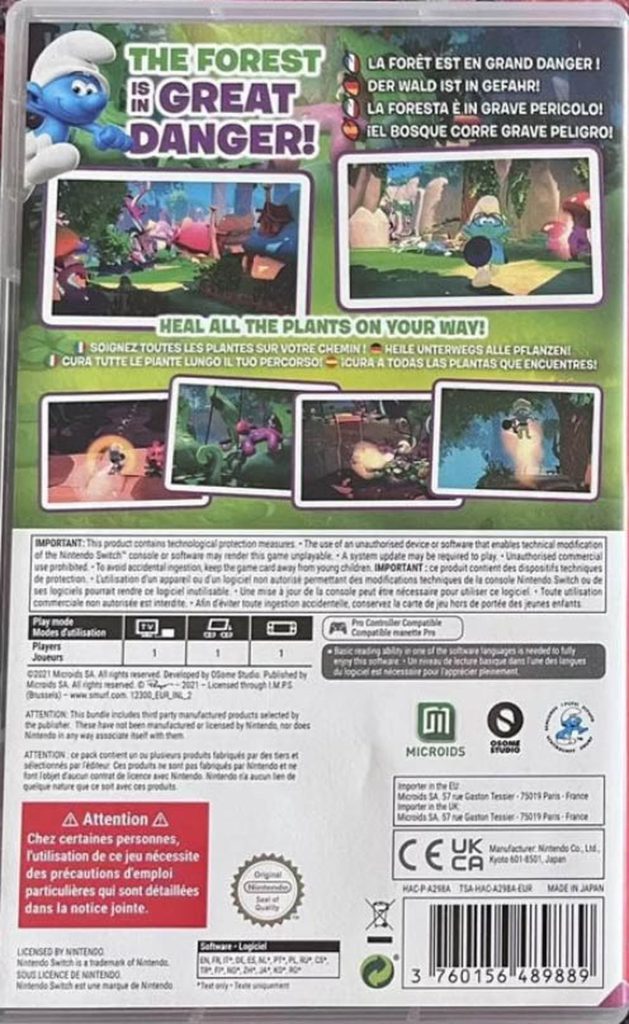 Смурфики - Операция Злолист (Switch)