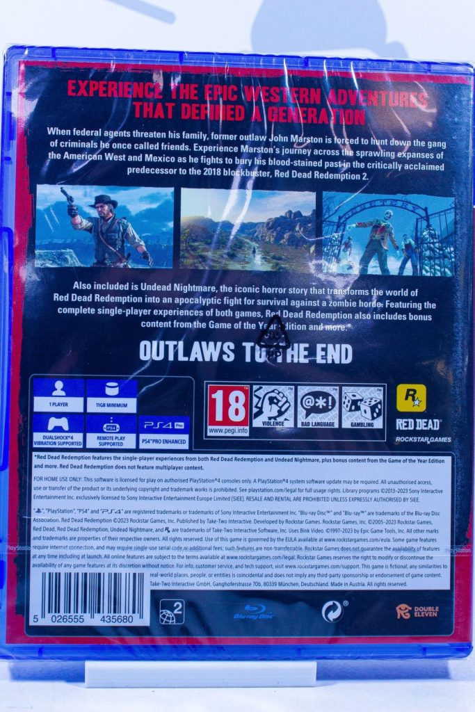 Red Dead Redemption 1 (PS4)