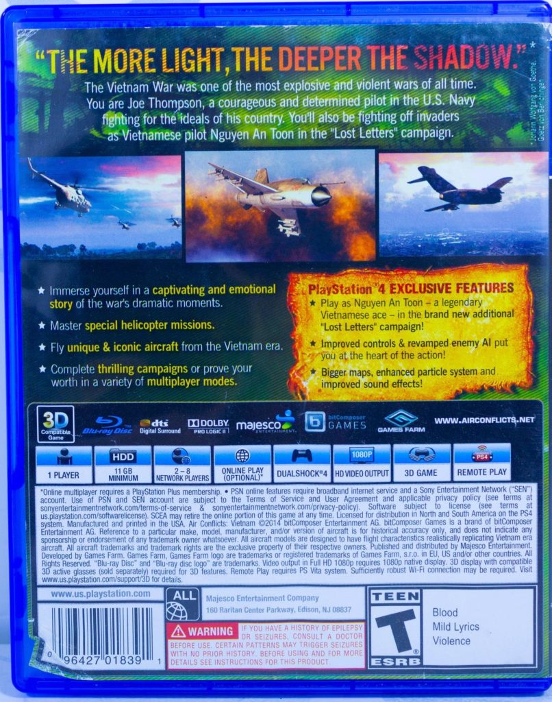 Air Conflicts Vietnam (PS4) б/у