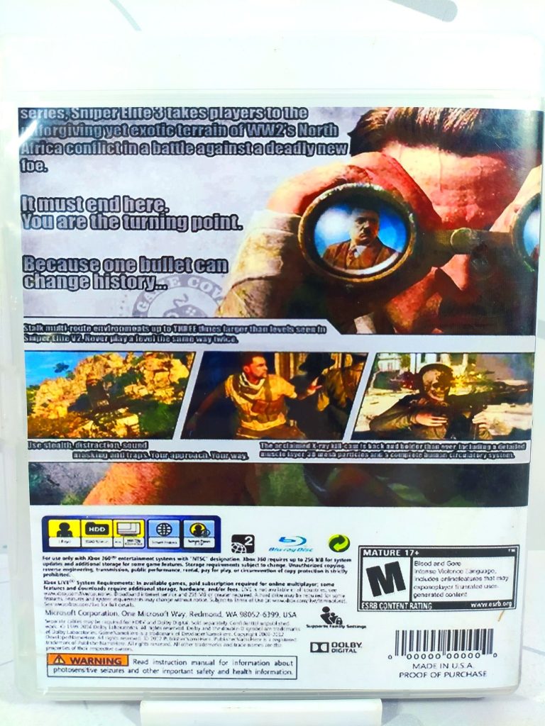 Sniper Elite 3 (PS3) б/у