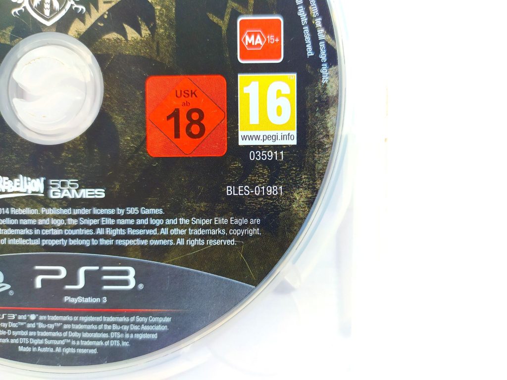 Sniper Elite 3 (PS3) б/у