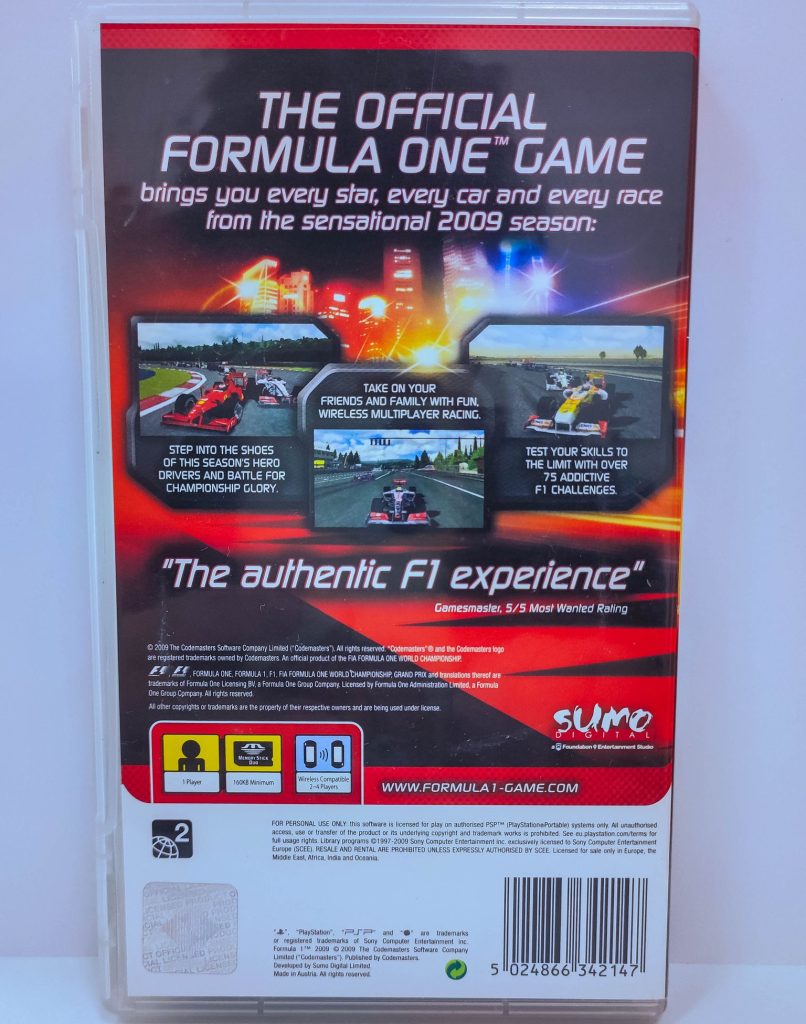Formula 1 2009 (PSP) б/у