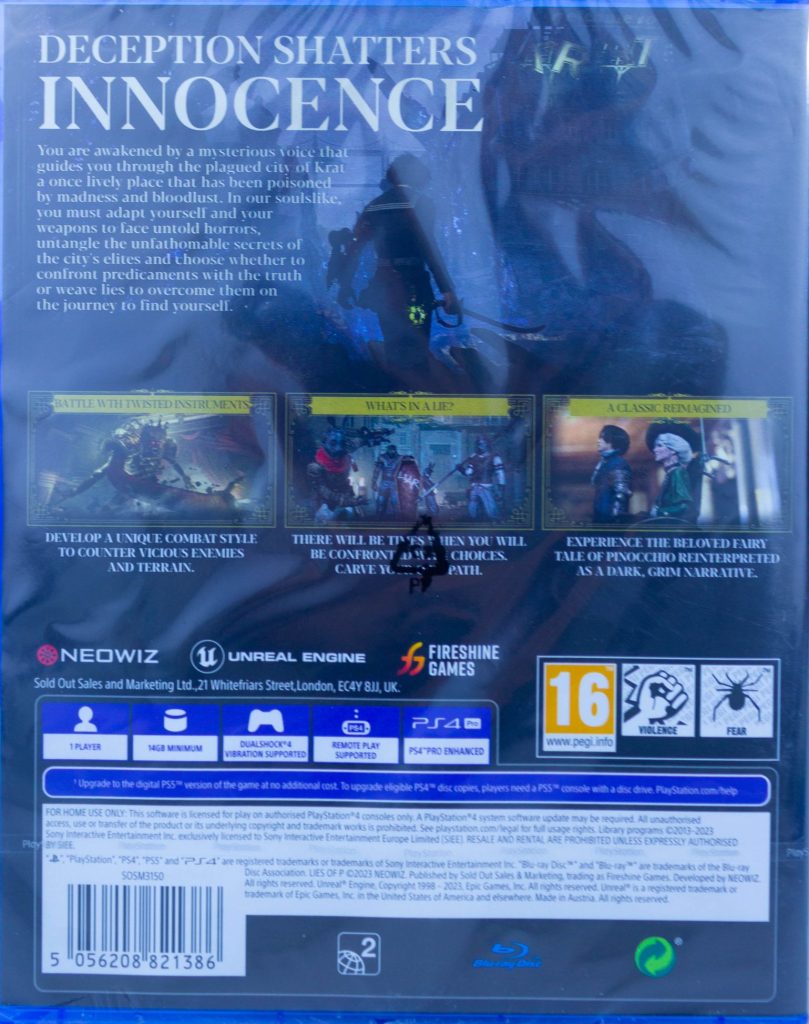 Lies of P (PS4)