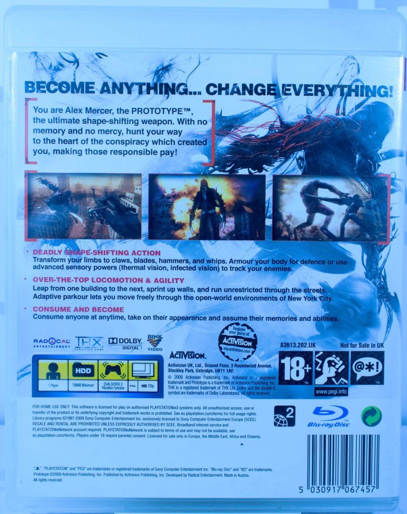 Prototype (PS3) б/у