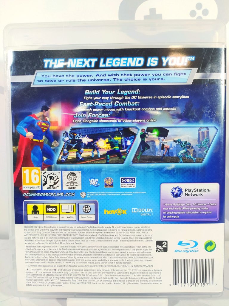 DC Universe Online (PS3) б/у