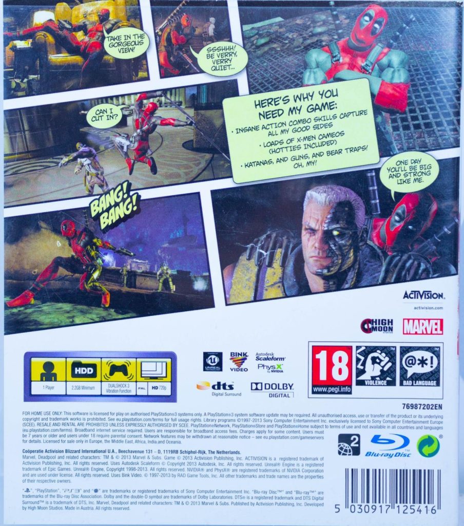 Deadpool (PS3) б/у