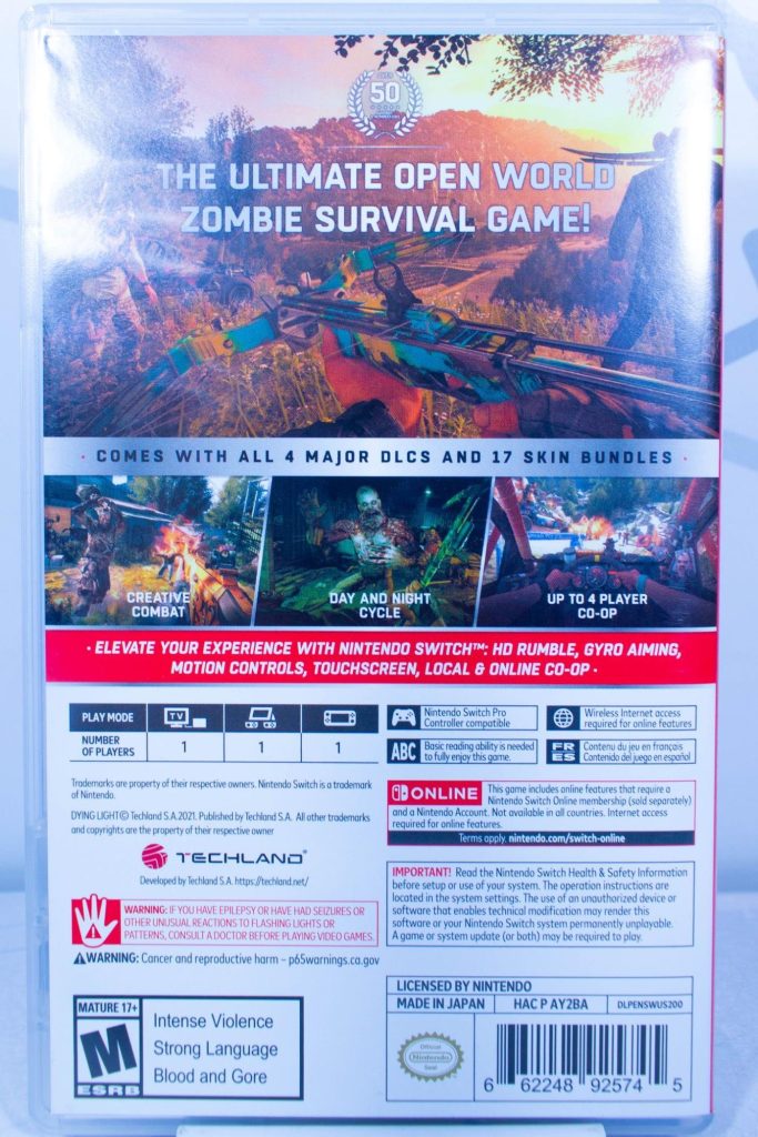 Dying Light Platinum Edition (Switch) б/у