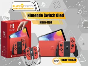 Nintendo Switch Oled Ed. Mario Red