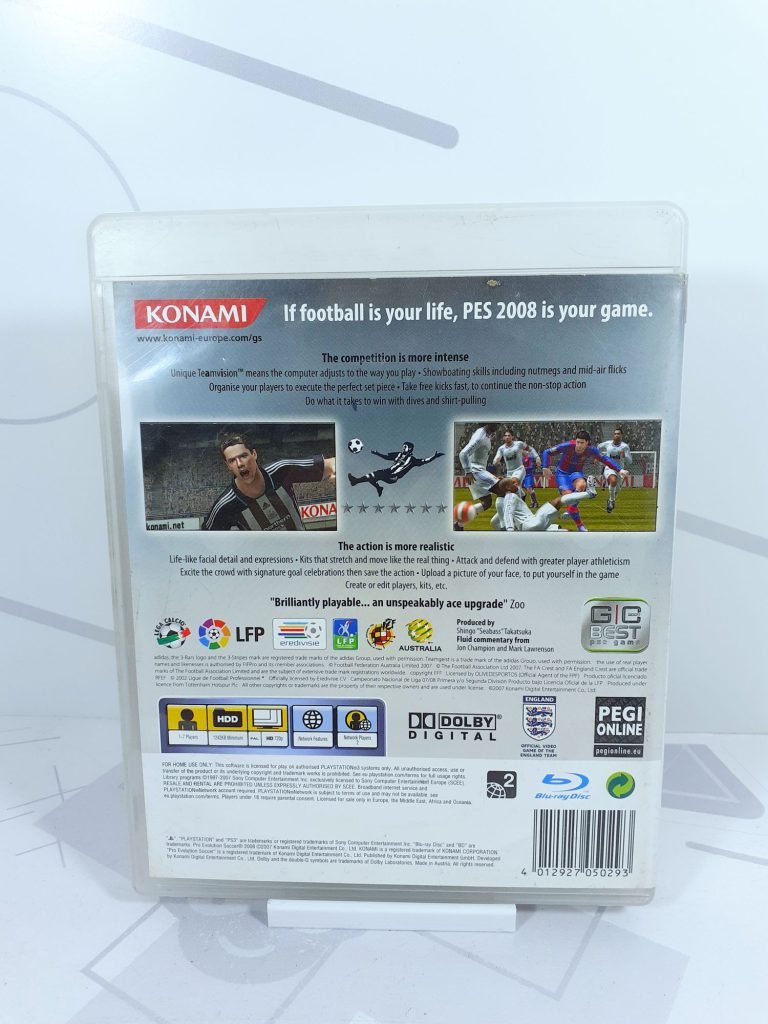 Pro Evotution Soccer 2008 (PES 2008) (PS3) б/у