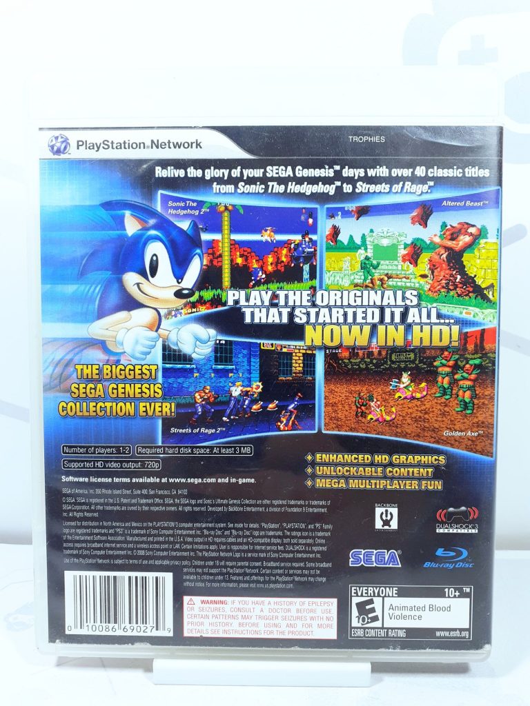 Sonic`s Ultimate Genesis Collection (PS3) б/у