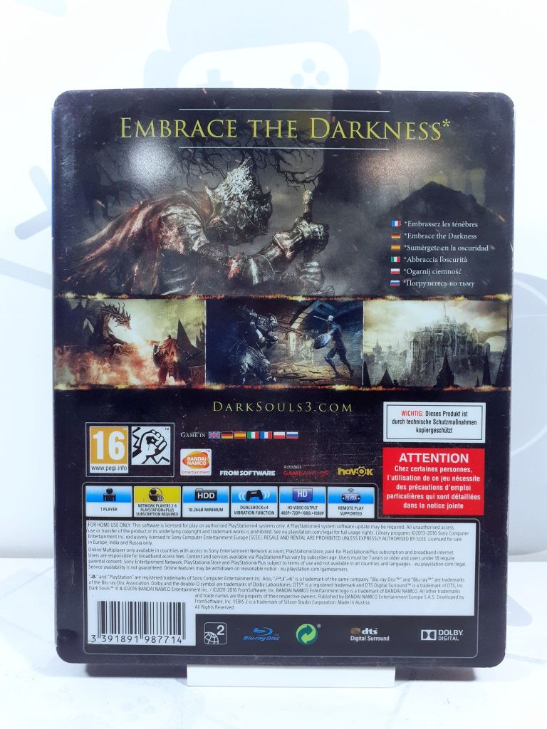 Dark Souls 3 Apocalypse Edition (PS4) б/у