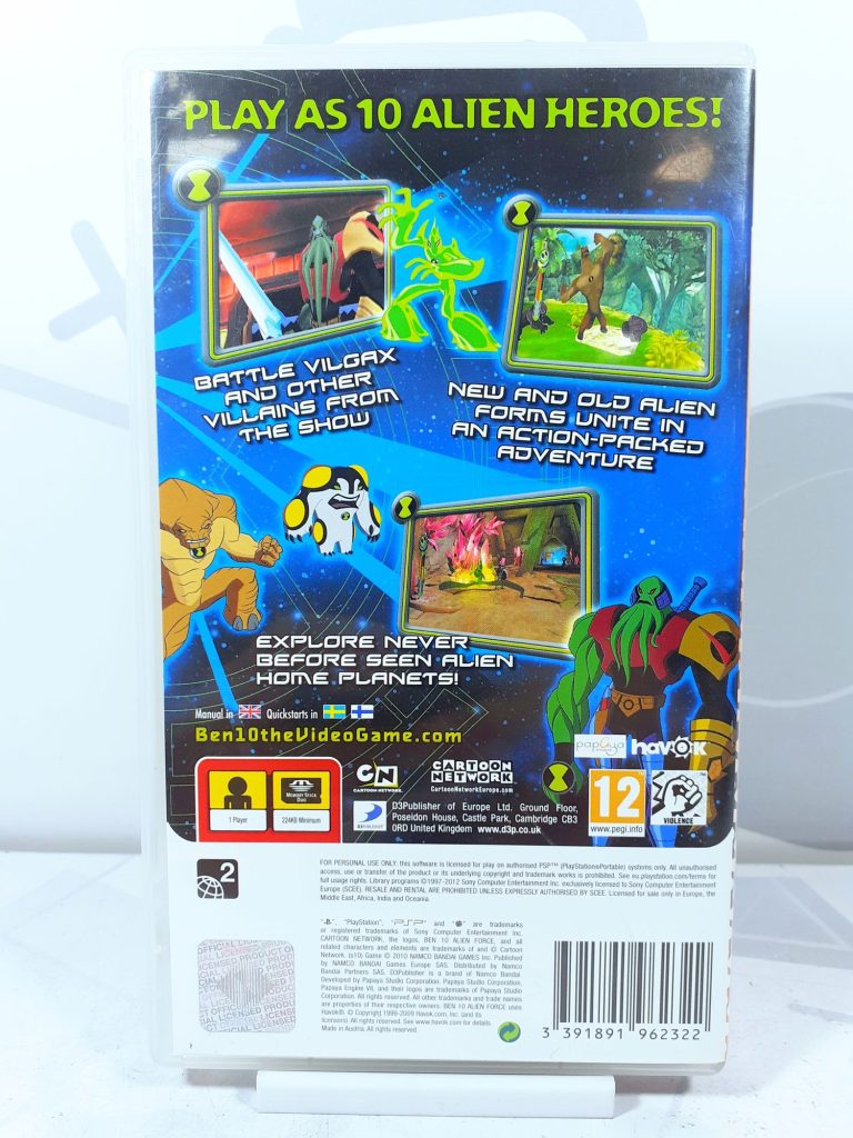 Ben 10 Alien Force: Vilgax Attacks (PSP) б/у