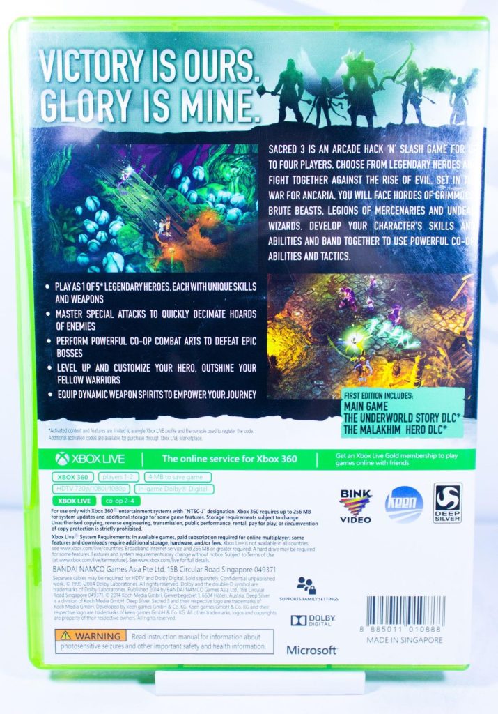 Sacred 3 (Xbox 360) б/у