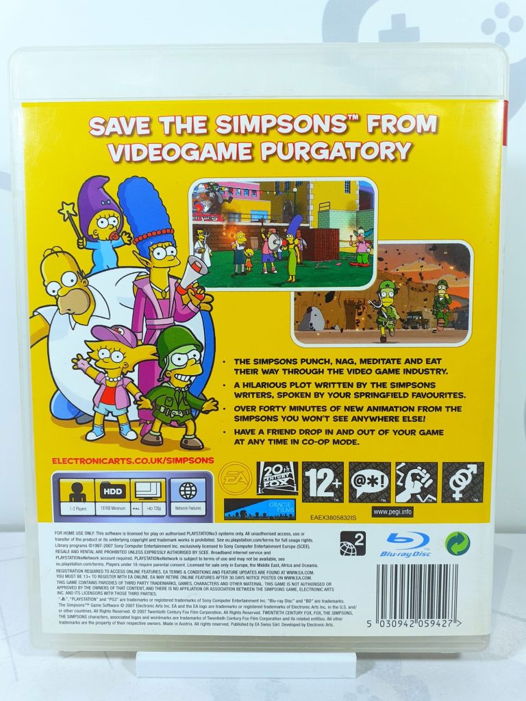 The Simpsons Game (PS3) б/у