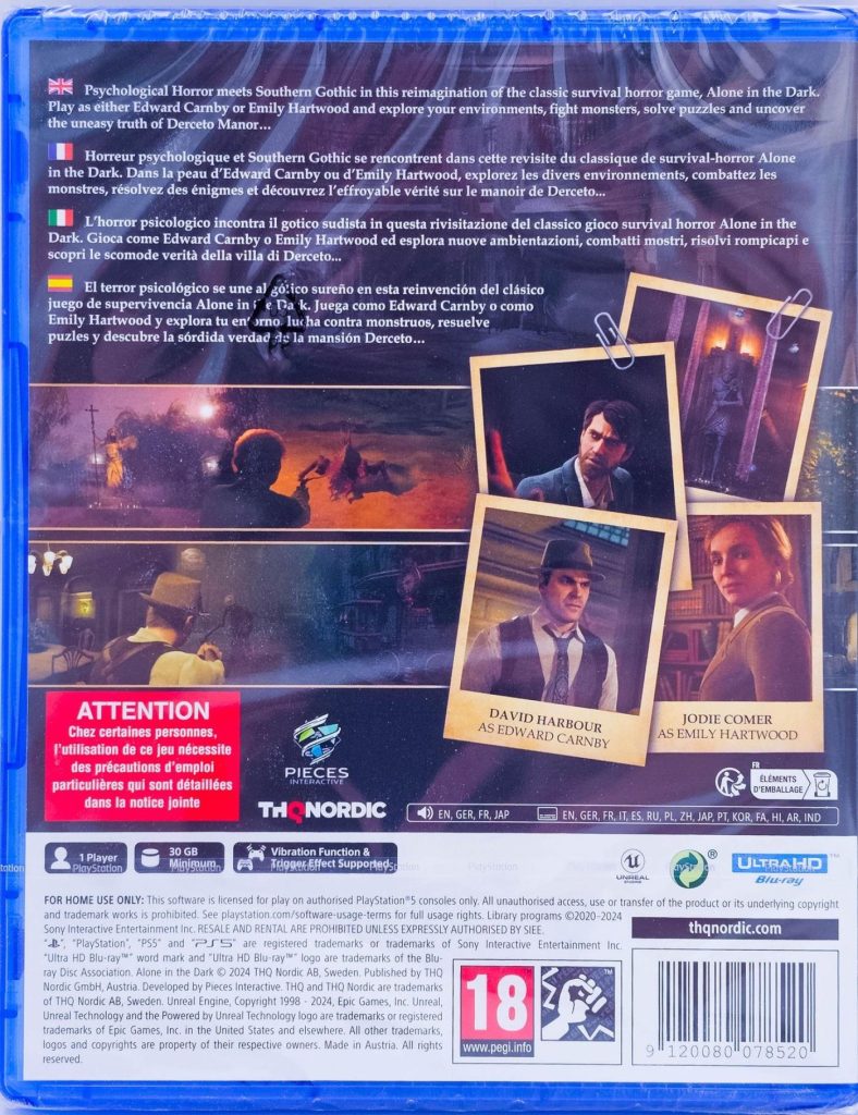 Alone In The Dark (PS5)
