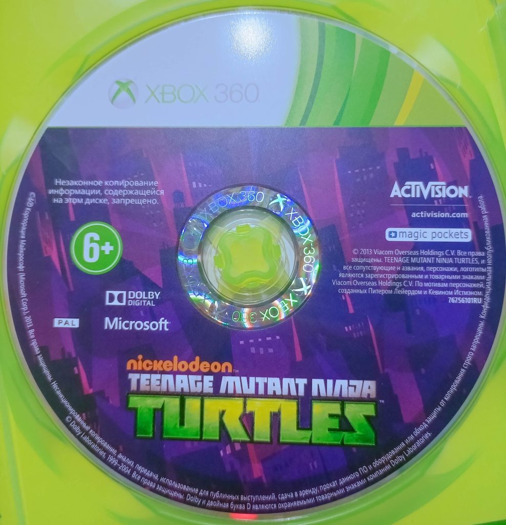 Черепашки Ниндзя (TMNT Teenage Mutant Ninja Turtles) (Xbox 360) б/у