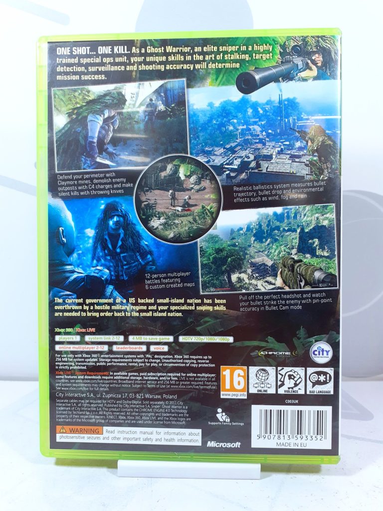Снайпер Воин-Призрак (Sniper Ghost Warrior) (Xbox 360) б/у