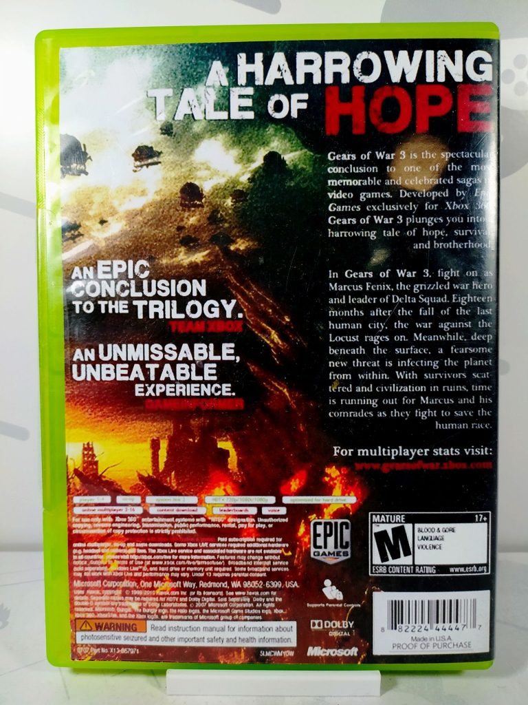 Gears Of War 3 (Xbox 360) б/у