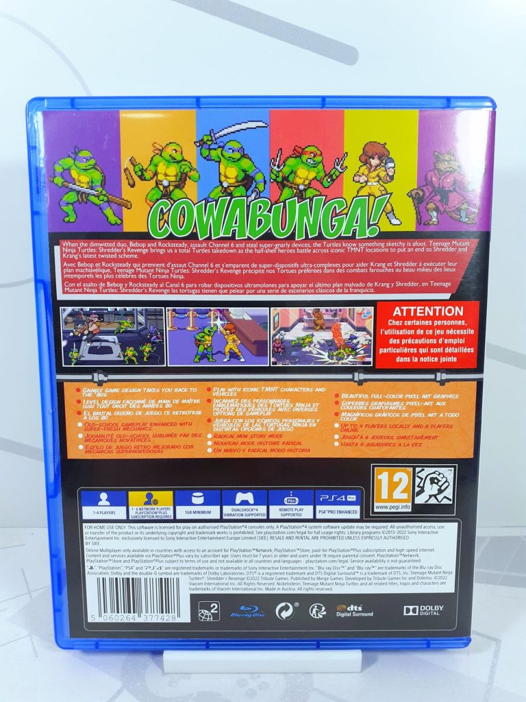 Teenage Mutant Ninja Turtles: Shredder's Revenge (PS4) б/у