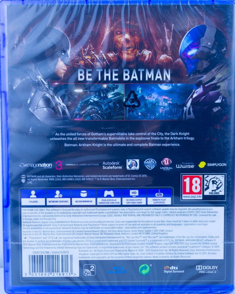 Batman: Рыцарь Аркхема (PS4)