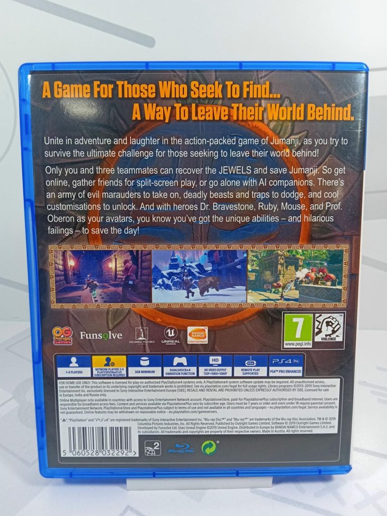 Jumanji: The Video Game (Джуманджи: Игра) (PS4) б/у