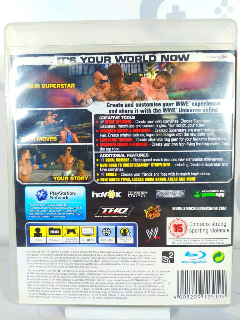 Smackdown VS Raw 2010 (PS3) б/у