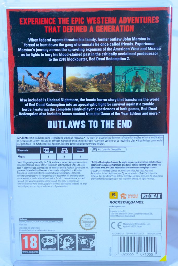 Red Dead Redemption (Switch) б/у