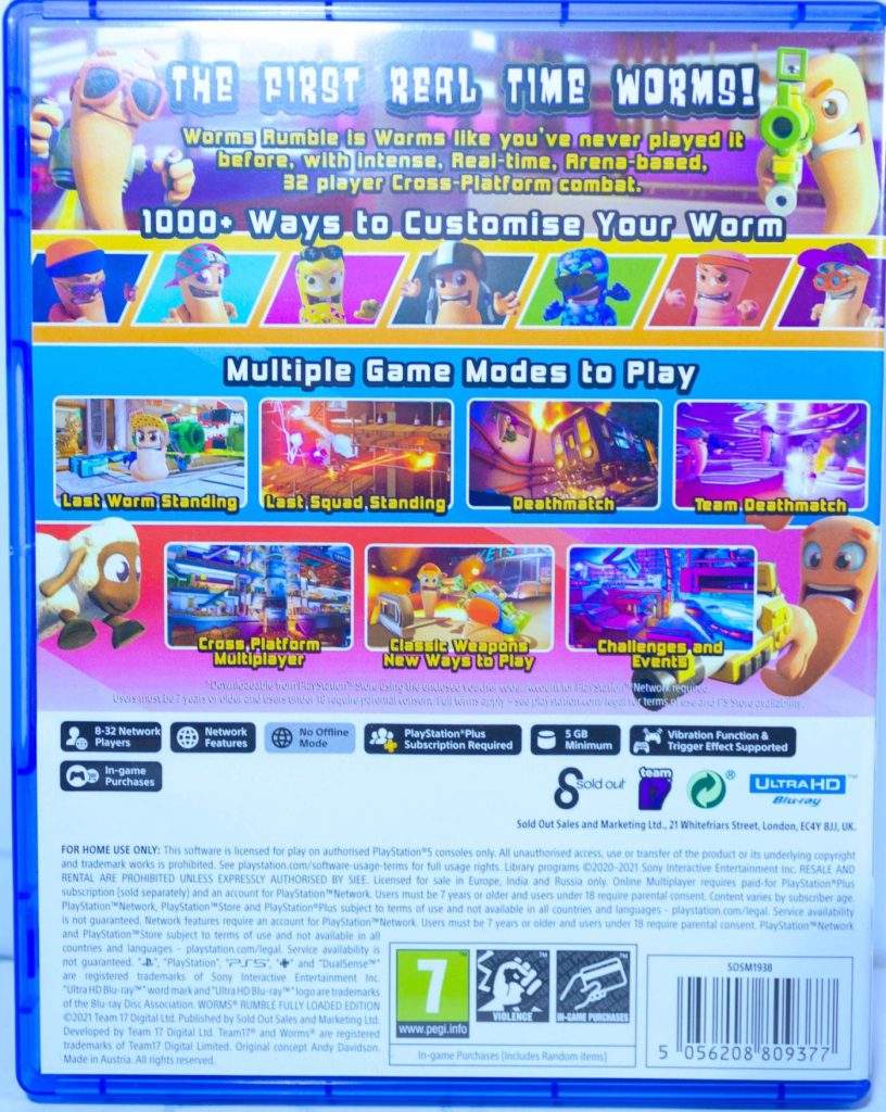 Worms Rumble (PS5) б/у