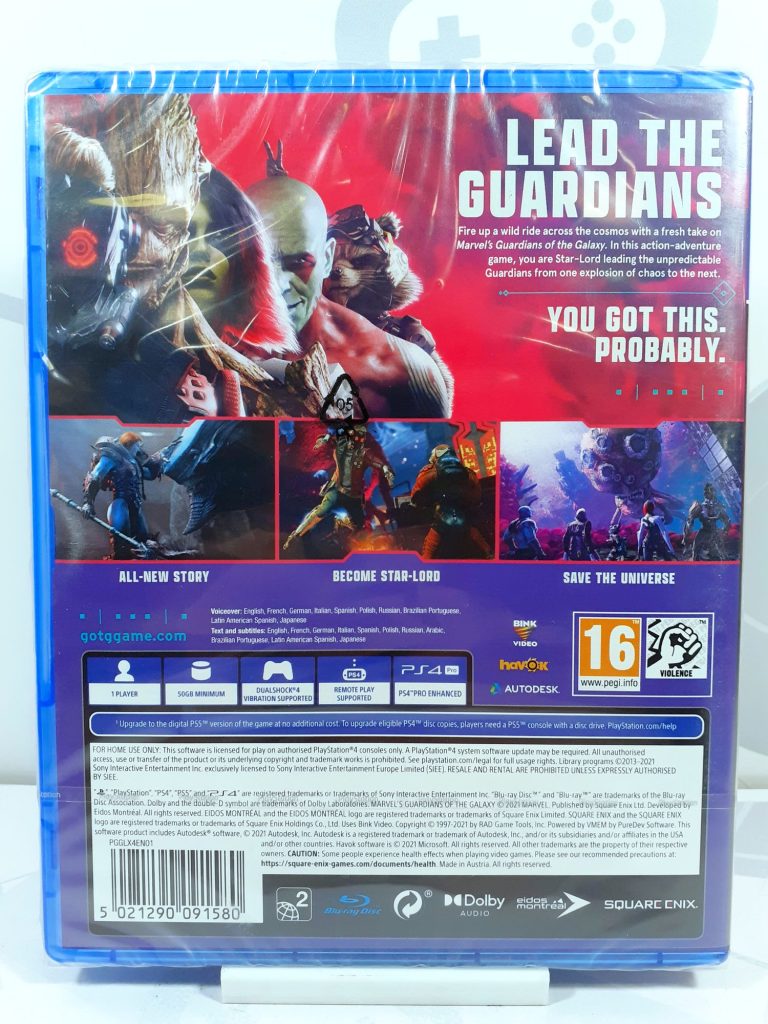 Стражи Галактики Marvel (PS4)