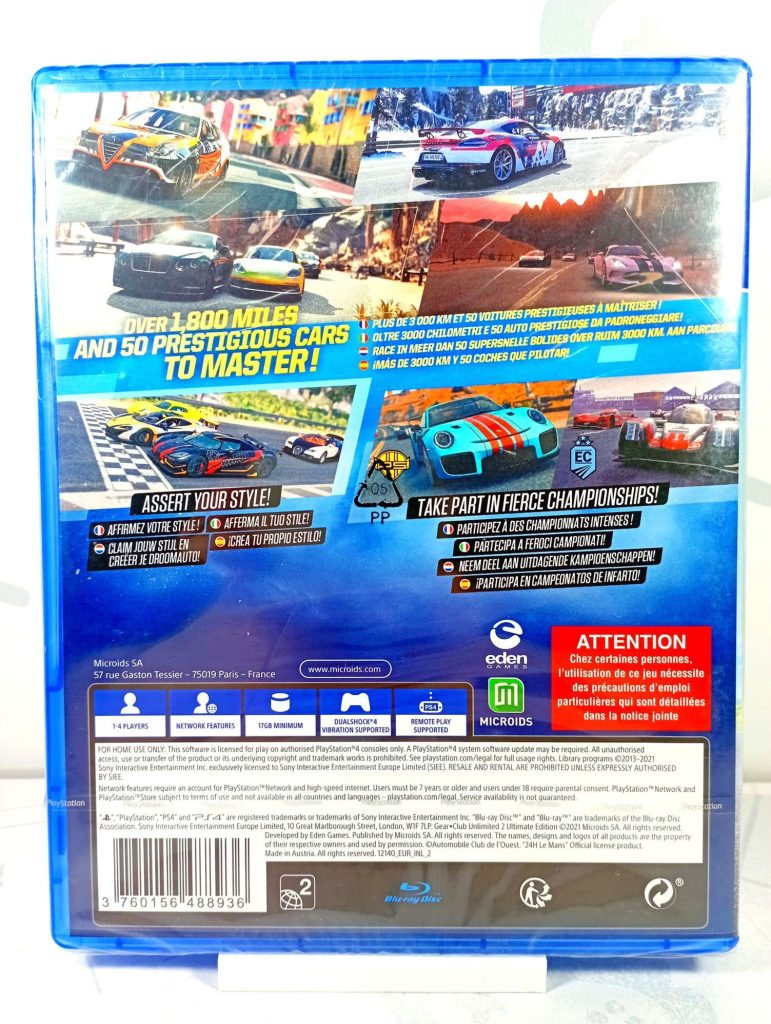 Gear.Club Unlimited 2 - Ultimate Edition (PS4)